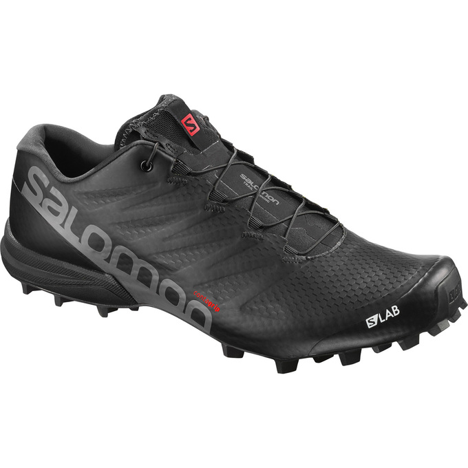 Salomon Singapore Mens Trail Running Shoes - S/LAB SPEED 2 Black | 87406-NSPU